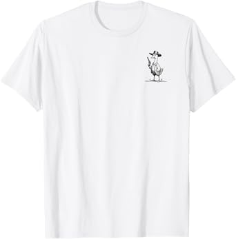 Today I'm A Serious Goose Funny Cowboy Goose T-Shirt