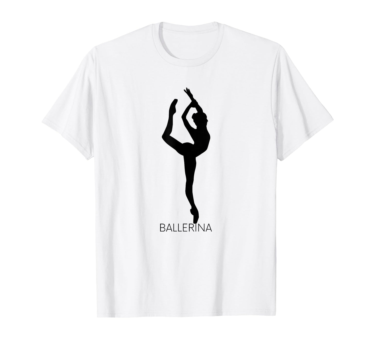 Ballerina Ballet Dance Team Adult Dancer Art Black T-Shirt