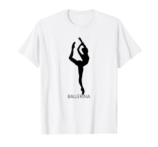 Ballerina Ballet Dance Team Adult Dancer Art Black T-Shirt