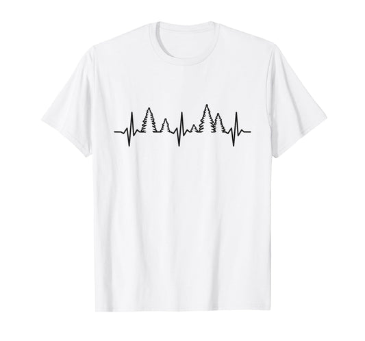 Trees Heartbeat Wildlife Nature Forest T-Shirt