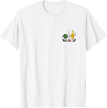 Saturday Beer Bowling Club Vintage Mens 50s 2 side Groovy T-Shirt