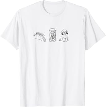 Tacos, Beer, Dog/Pet - Things I Love. Shih Tzu T-Shirt