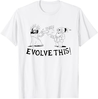 Evolve This - Jesus and Darwin T-Shirt