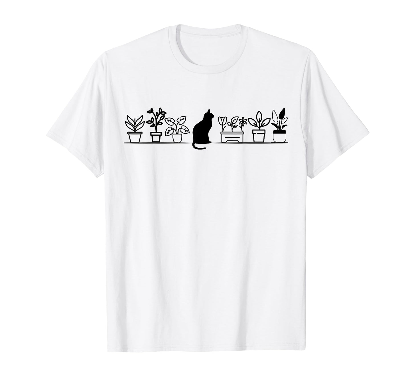 Cats And Plants A Purrfect Combination T-Shirt