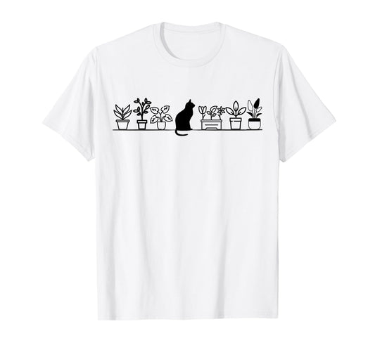 Cats And Plants A Purrfect Combination T-Shirt
