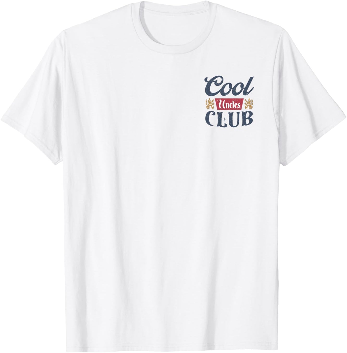 Cool Uncles Club Best Uncle Ever Funny Pocket Fathers Day T-Shirt