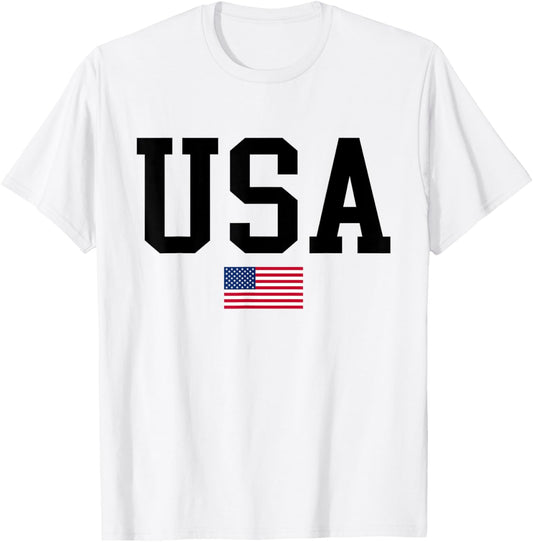 American Flag Independence Day, USA Women Men Kids T-Shirt