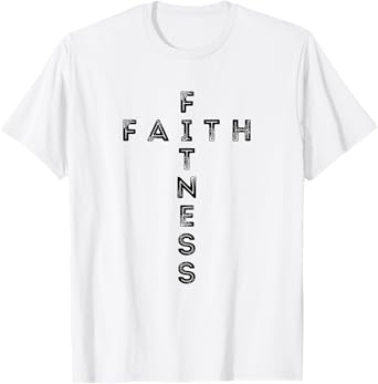 Faith Fitness Cross T-Shirt