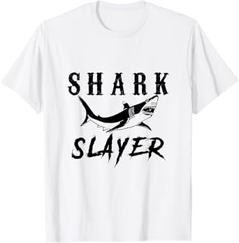 Shark Slayer T-Shirt || Shark Fishing & Salt Water Anglers T-Shirt