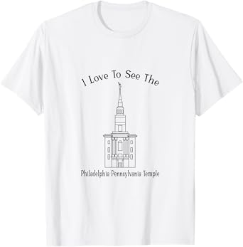 Philadelphia PA Temple, I love to see my temple, happy T-Shirt