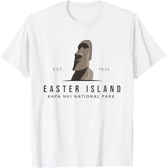 Easter Island Rapa Nui National Park Emblem Vintage T-Shirt