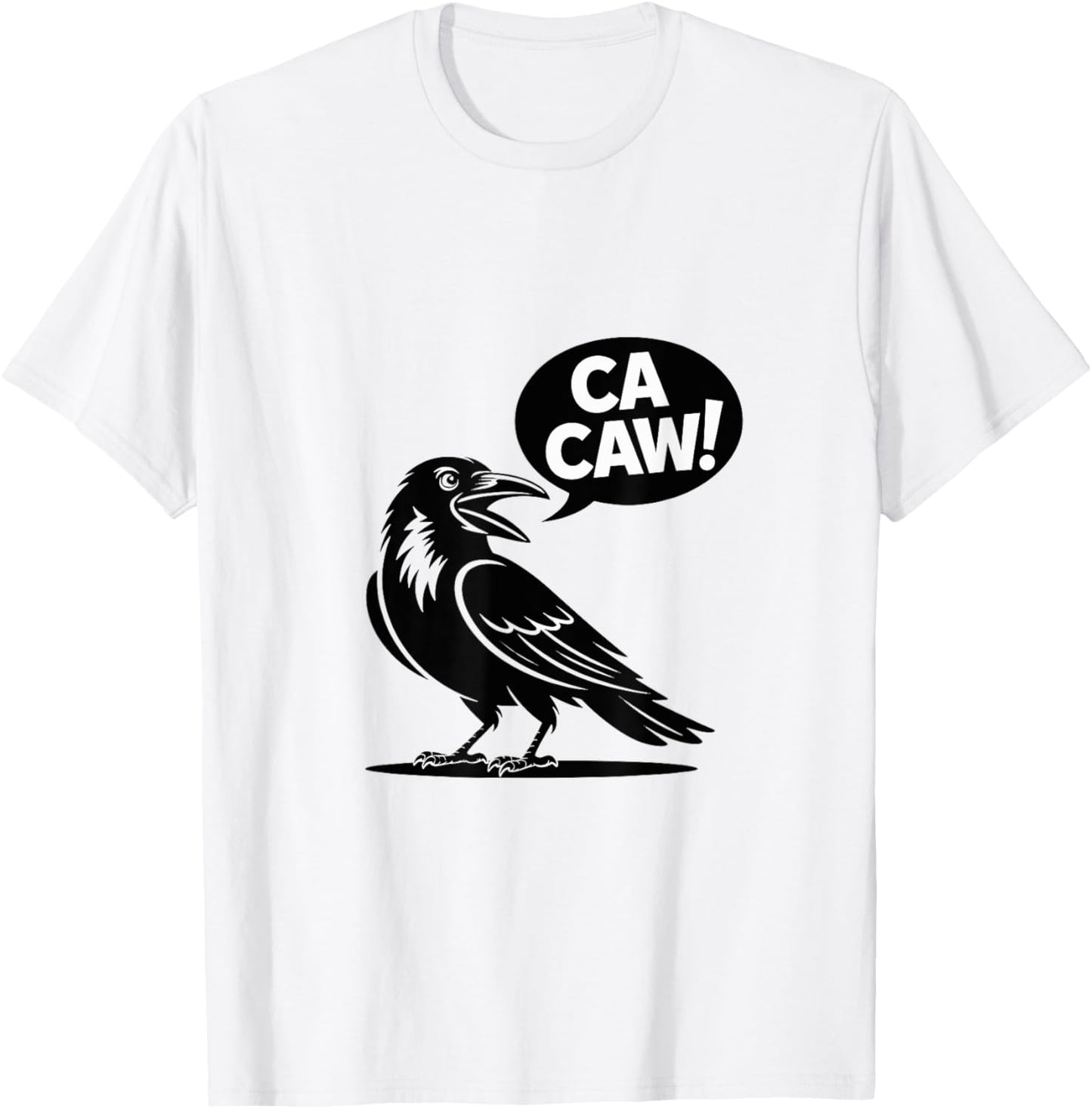 Funny Blackbird Crow Ca Caw Bird Watching T-Shirt