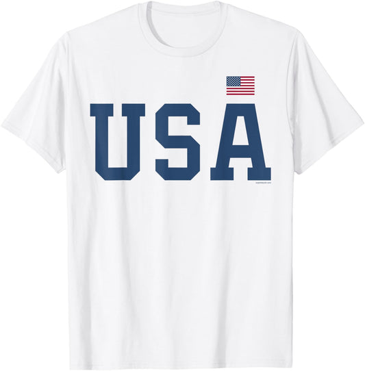 USA Shirt Women Men Kids Patriotic American Flag July 4th T-Shirt