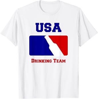 USA Drinking Team Funny Beer T-Shirt