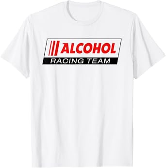 Alcohol Racing Team X Delicious Beer Beer & Car Racing T-Shirt