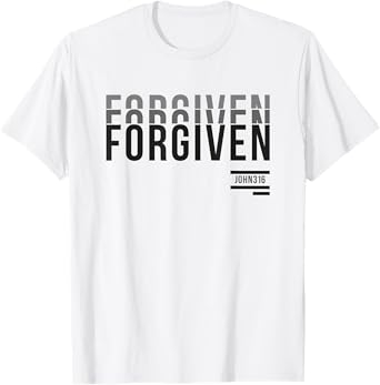 Forgiven Christian Graphic Shirt | Baptism Tshirt