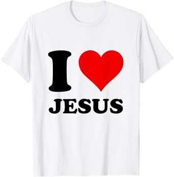 Heart I Love Jesus T-Shirt