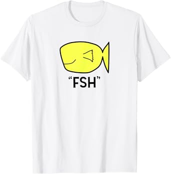No I in Fish - FSH shirt funny fishing pun