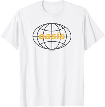 Oasis – Amazon Exclusive All Around The World 1997 White T-Shirt
