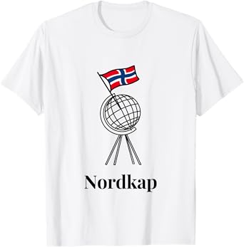 North Cape Norway Flag T-Shirt