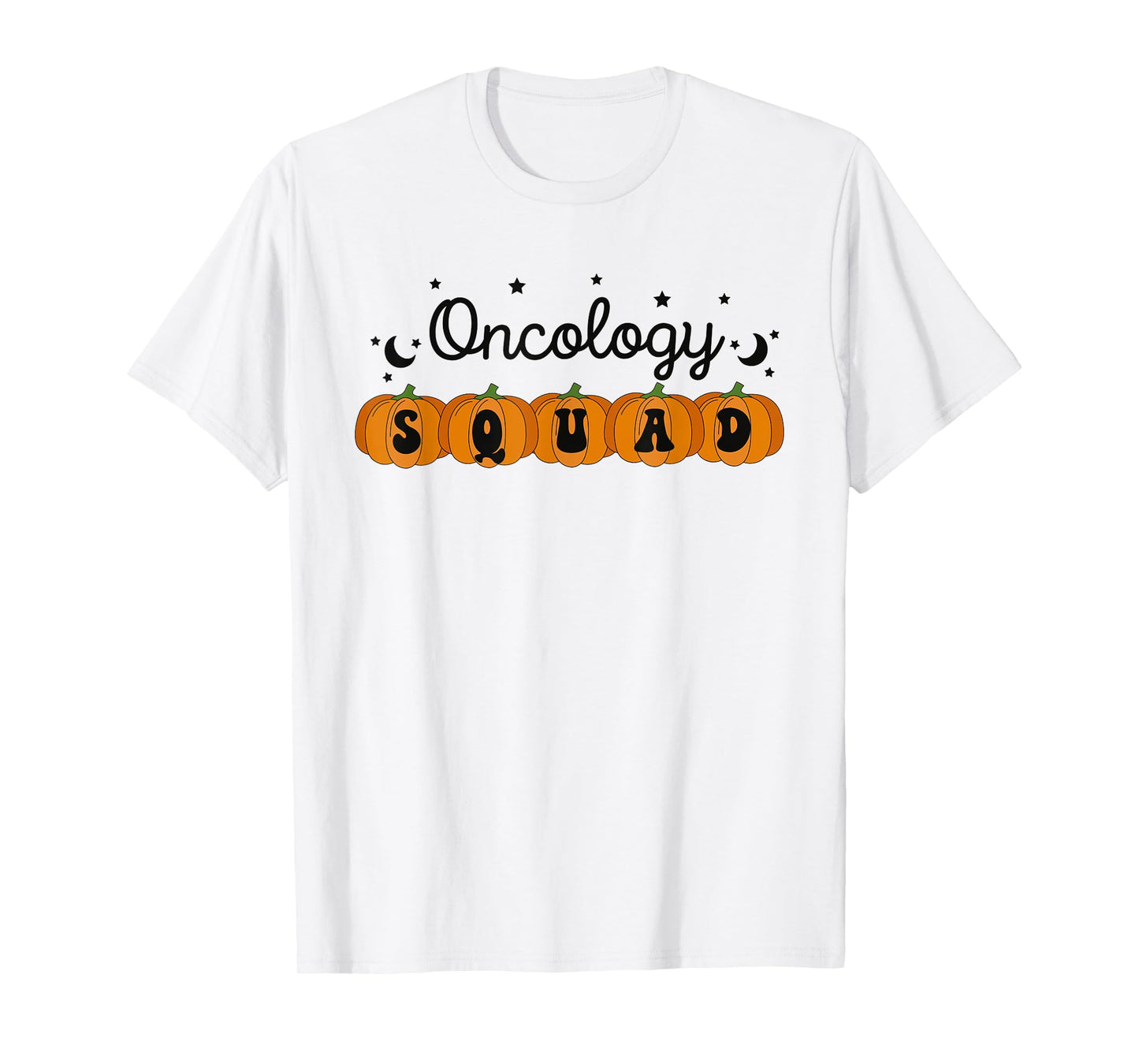 Halloween Oncology Nurse Pumpkin Oncology Squad Cancer Nurse T-Shirt