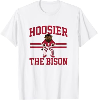 Hoosier The Bison - Indiana Hoosiers T-Shirt