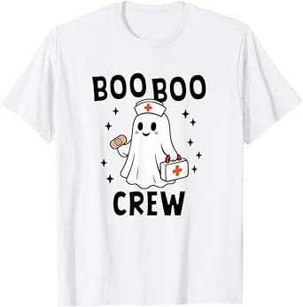 Boo Boo Crew Halloween Nurse T-Shirt