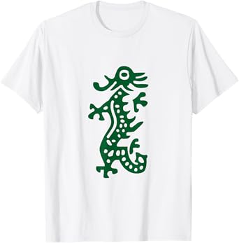 Chinese Mah Jong Green Dragon Tile Mahjong Costume T-Shirt