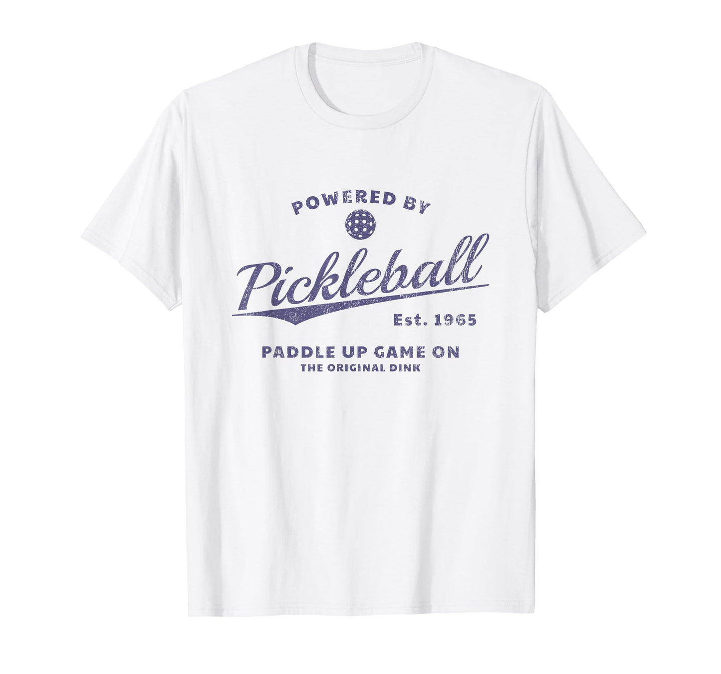 Pickleball - Powered by Pickleball - Stylish Nostalgic T-Shirt