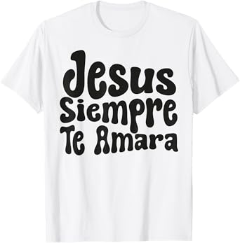 Camiseta cristiana en espanol Hombre Mujer Spanish Christian T-Shirt