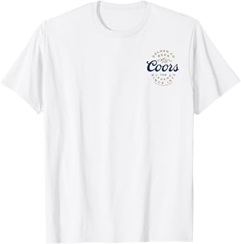 Coors Brewing Company Coors The Legend Small Pocket Logo T-Shirt