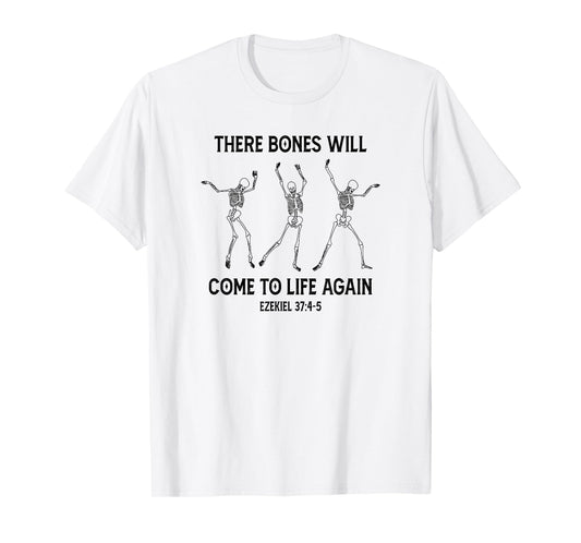 These Bones Will Come To Life Again, Retro Halloween T-Shirt