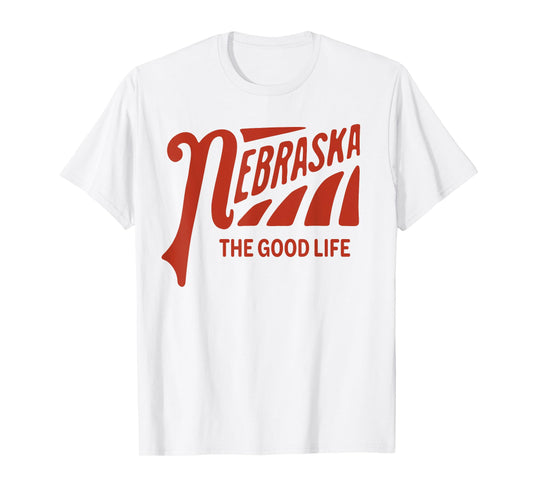 Nebraska The Good Life Graphic T-Shirt