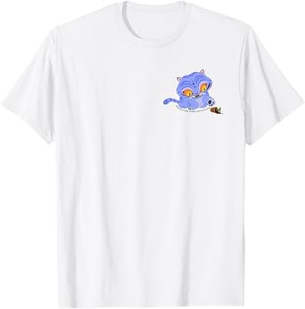 Kpop Demon Hunters Derpy Playing with Plant Vase Pocket Logo T-Shirt