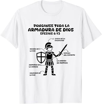 Camiseta cristiana en espanol Versiculo Spanish Christians T-Shirt