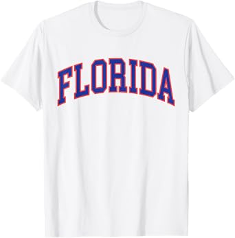 Vintage Florida Men Florida Women Retro Orange T-Shirt Tee T-Shirt