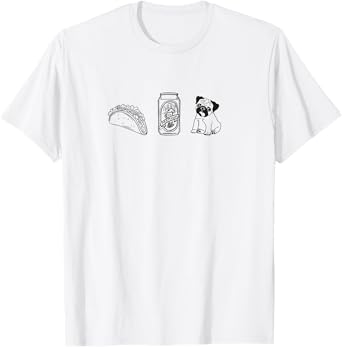 Tacos, Beer, Dog/Pet - Things I Love. Boxer T-Shirt