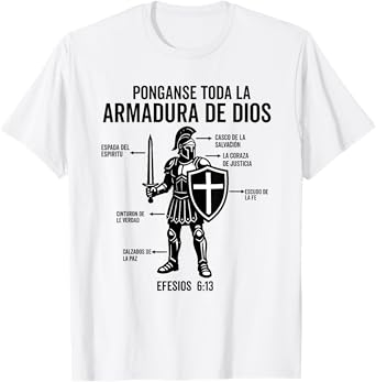 Camiseta cristiana en espanol Versiculo Spanish Christians T-Shirt