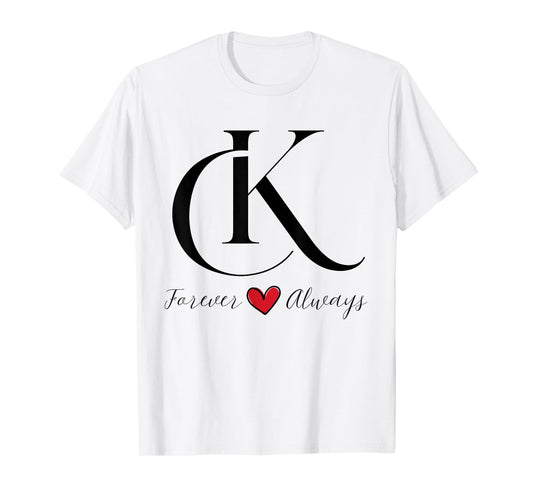 C & K Couples Initials, Wedding, Anniversary, Housewarming T-Shirt