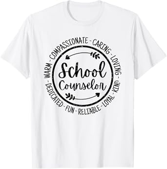School Counselor Guidance Counselor Vintage Distressed T-Shirt