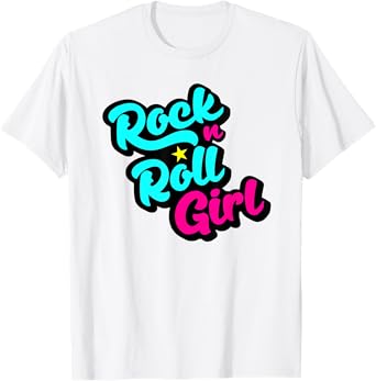 Rock N Roll Girl Ocean Fish Halloween Costumes Group Family T-Shirt