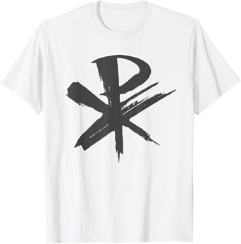 Christian Chi Rho Shirt Jesus Christ Christian Faith Bible T-Shirt