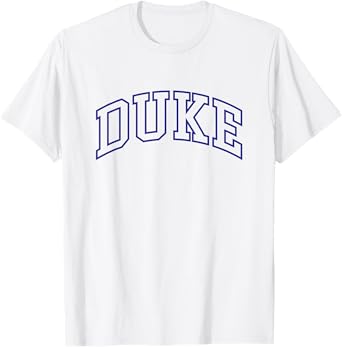 Duke vintage letter T-Shirt