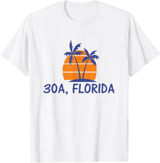 30A Florida FL Beach Allen Alys Coast Sandestin Miramar Town T-Shirt