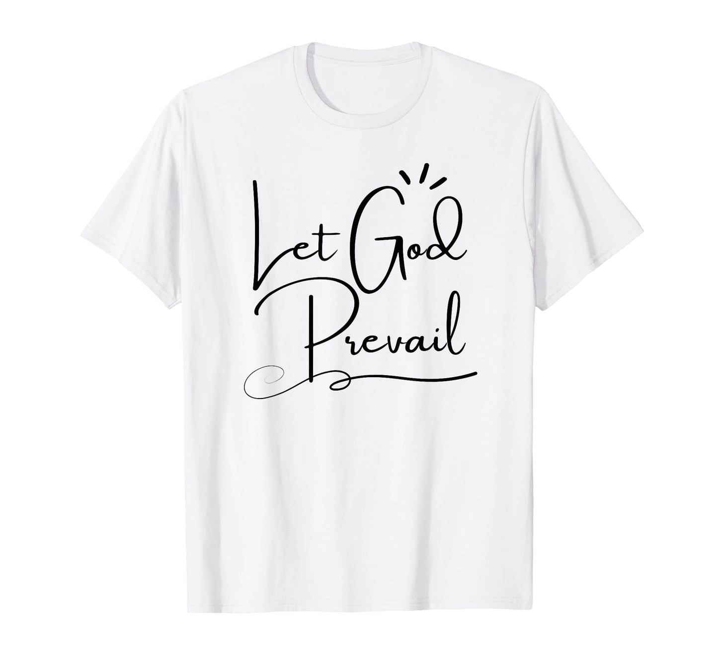 Christian Let God Prevail Graceful T-Shirt