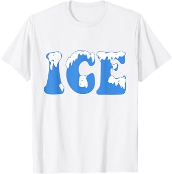Ice Ice Baby Family Funny Halloween Costume Couples 2025 T-Shirt