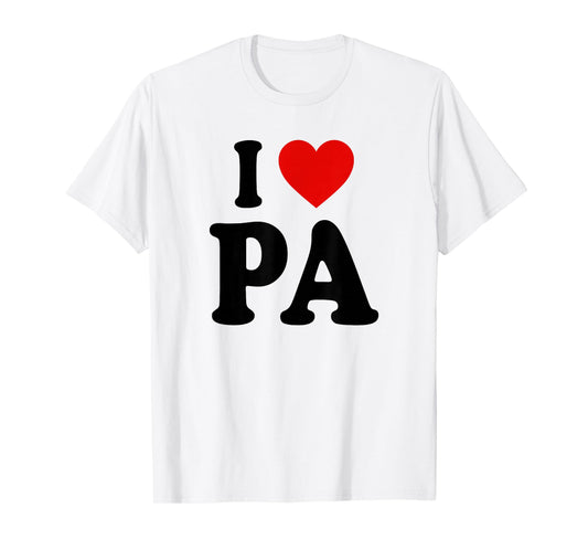 I HEART LOVE PA T-Shirt