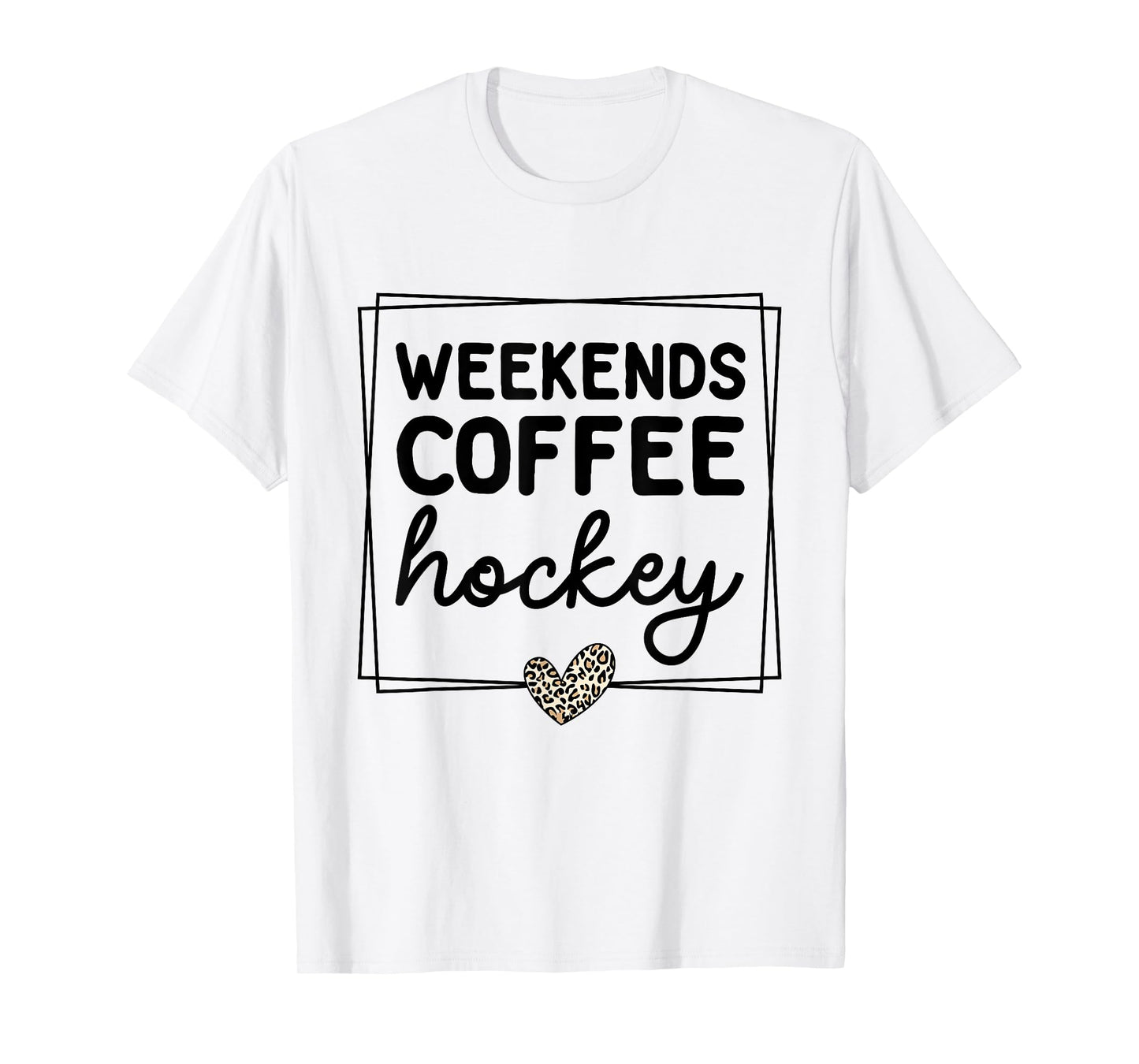 Weekends Coffee Hockey Cute Retro Mom Life With Sayings T-Shirt
