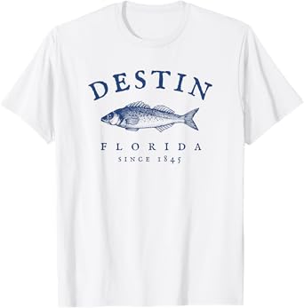 Destin Florida Vacation Fishing T-Shirt
