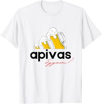 Beer APIVAS Funny Russian T-Shirt
